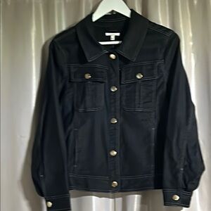 NEW WITH TAGS! 💎 Maurices Black Jean Jacket Classic Denim Style